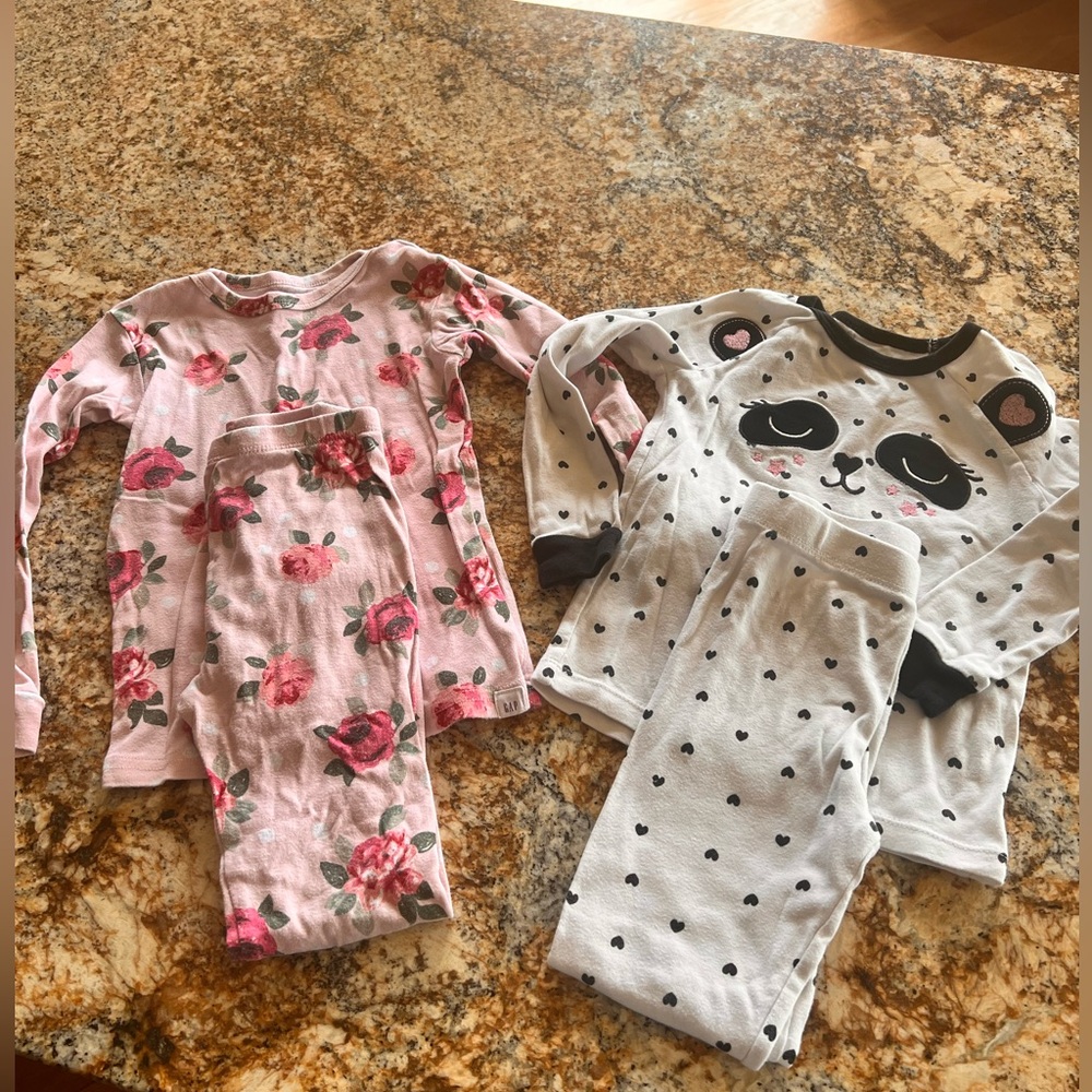 Girls’ Pajama Set Bundle – Size 5T